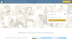 Desktop Screenshot of lifecarecenterofleominster.com